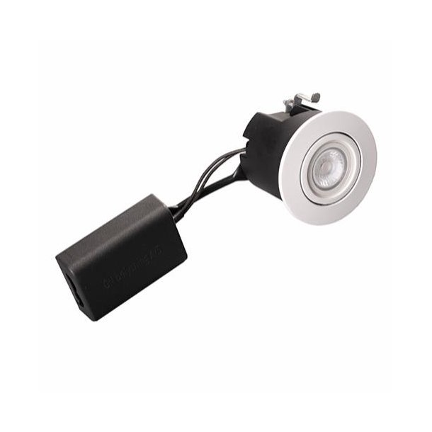 Indbygningsspot Opti Rund - 830 - 348LM - Hvid