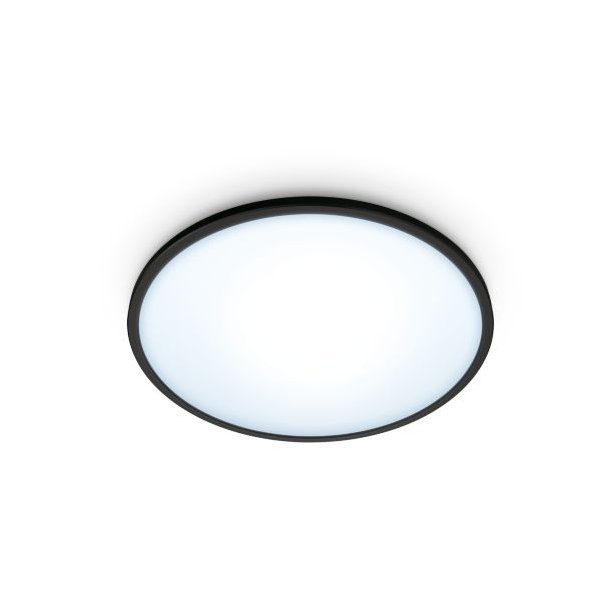 Superslim Sort Plafond - 1500lm - 29 - Justerbar Hvid - Wiz