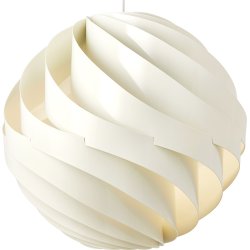 Turbo Pendel - Stor - Alabaster Hvid Blank - GUBI