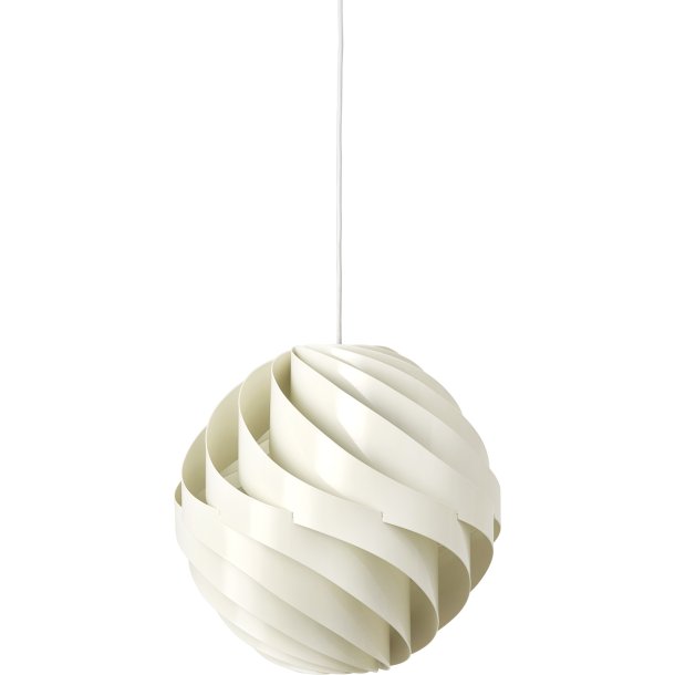 Turbo Pendel - Lille - Alabaster Hvid Blank - GUBI