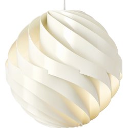 Turbo Pendel - Lille - Alabaster Hvid Blank - GUBI