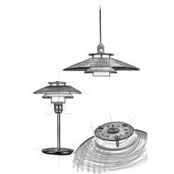 1123 Pendel - �18 - Gun Black - Halo Design