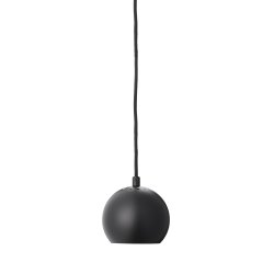 Ball Pendel 12 - Matt Black - Frandsen