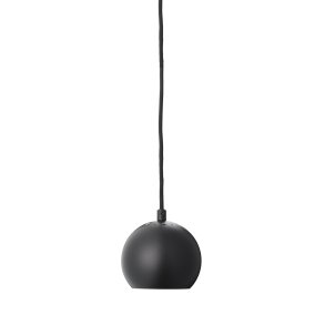 Ball Pendel 12 - Matt Black - Frandsen
