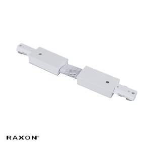 Strmskinne - Flex Connector - Hvid - Raxon