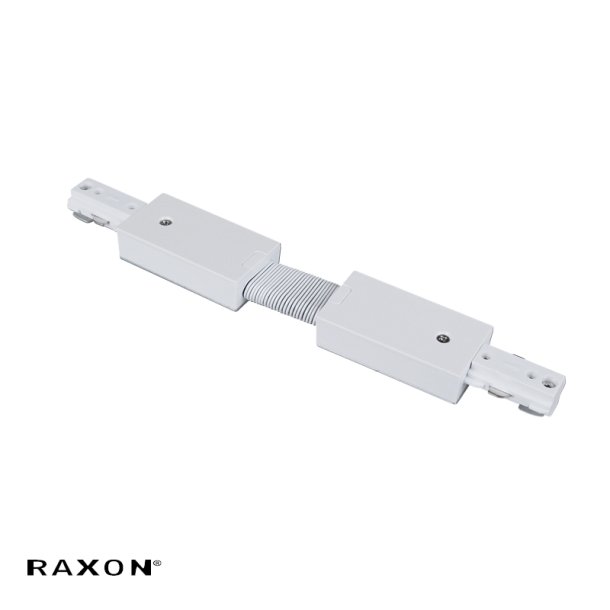 Strmskinne - Flex Connector - Hvid - Raxon