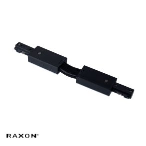 Strmskinne - Flex Connector - Sort - Raxon