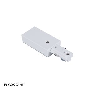 Starter 1F til Strmskinne - Hvid - Raxon