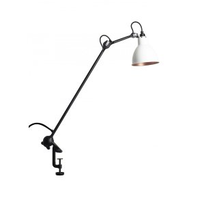 Lampe Gras - Bordlampe - 201-R - Klemlampe - Hvid/Kobber  - DCW ditions Paris