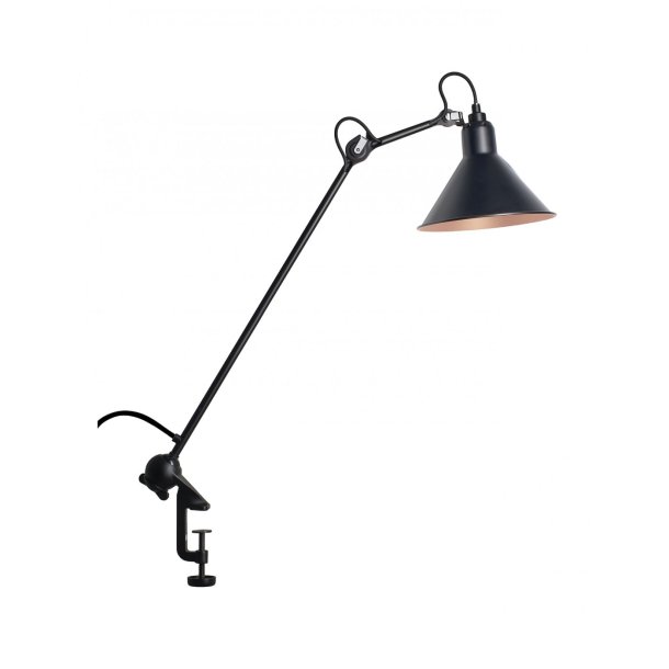 Lampe Gras - Bordlampe - 201-C - Klemlampe - Sort Kobber - DCW ditions Paris