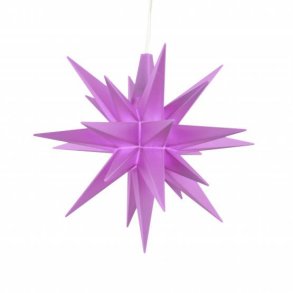 Herrnhuter stjerne - 8cm - Lilla - 2025 rsstjerne