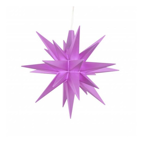 Herrnhuter stjerne - 8cm - Lilla - 2025 rsstjerne