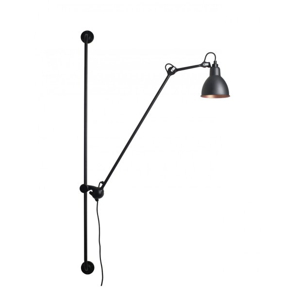 Lampe Gras - Vglampe - 214-R - Sort/Sort Kobber - DCW ditions Paris