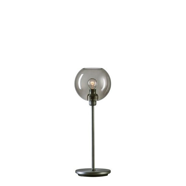 Gloria bordlampe - Oxidgr / rgfarvet glas - Belid