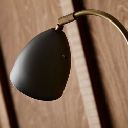 Deluxe Vglampe - Gr/Messing - Belid