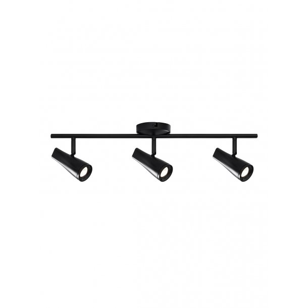 Kile 3 LED loftslampe - Sort - Nielsen Light
