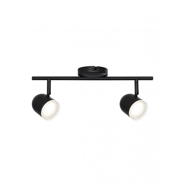 Hall 2 LED loftslampe - Sort - Nielsen Light