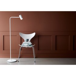 Cato Q LED Gulvlampe - Mat Hvid - Belid