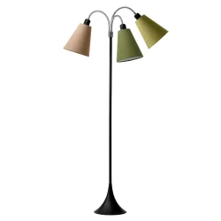 Trafik Gulvlampe - Sort - Nougat/M�rk armygr�n/lys armygr�n - Nielsen Light