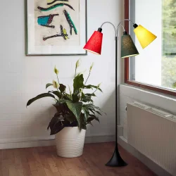 Trafik Gulvlampe - Sort - R�d/Skovgr�n/Gul - Nielsen Light