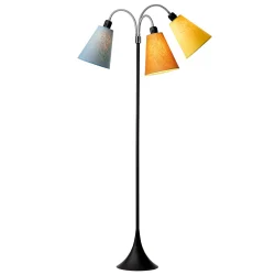 Trafik Gulvlampe - Sort - St�vet bl�/Karry/Sennepsgul - Nielsen Light