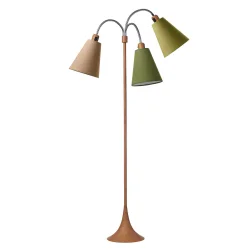 Trafik Gulvlampe - Tr�look - Nougat/M�rk armygr�n/Lys armygr�n - Nielsen Light