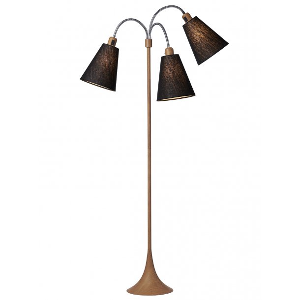 Trafik Gulvlampe - Trlook - Sort/Sort/Sort - Nielsen Light