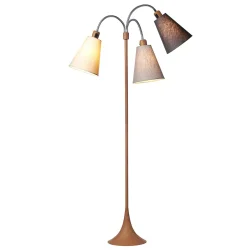 Trafik Gulvlampe - Tr�look - Creme/Lysegr�/M�rkegr� - Nielsen Light