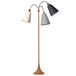 Trafik Gulvlampe - Tr�look - Creme/Lysegr�/M�rkegr� - Nielsen Light