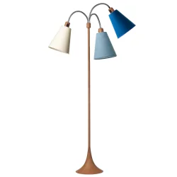 Trafik Gulvlampe - Tr�look - Creme/St�vet bl�/Havbl� - Nielsen Light