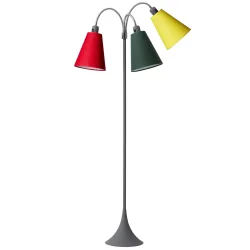 Trafik Gulvlampe - Soft Gr� - R�d/Skovgr�n/Gul - Nielsen Light