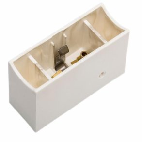 Linestra fatning - 2 polet - Hvid - S14D - GN