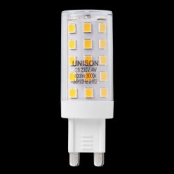 LED pre - G9 - 4,5w (500lm) - 3 Trins - 3000K - Unison