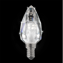 Diamant Krystal Kertepre - LED - E14 - 4,3w (380lm) - 4000K - Unison