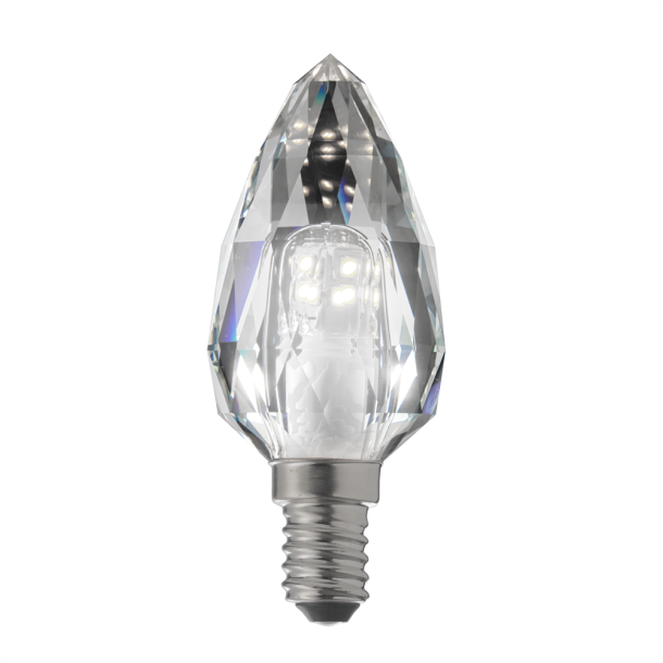 Diamant Krystal Kertepre - LED - E14 - 4,3w (380lm) - 4000K - Unison