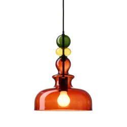 Freja - Glaslampe - Champagne/Gul/Gr�n - �30 - Nielsen Light