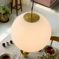 Nora Cafelampe - Opal/Messing - �50 - Nielsen Light