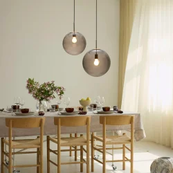 Nora Cafelampe - M�rketonet/Messing - �40 - Nielsen Light