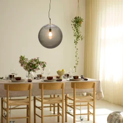 Nora Cafelampe - M�rketonet/Messing - �50 - Nielsen Light