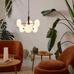 Continentel Pendel - Opal/Matt Sort - �53 - Nielsen Light