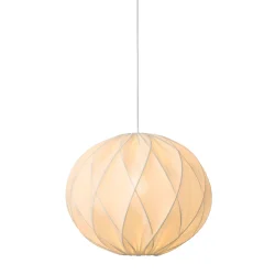 Jasmin Rund Pendel - Hvid Oph�ng - Hvid - �40 - Nielsen Light