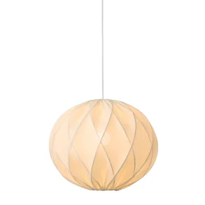 Jasmin Rund Pendel - Hvid Oph�ng - Hvid - �40 - Nielsen Light