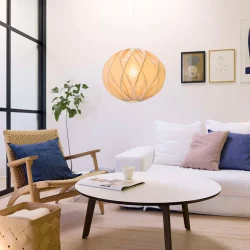 Jasmin Rund H�ngesk�rm - Uden Oph�ng - Lys Sand - �40 - Nielsen Light