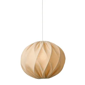 Jasmin Rund Pendel - Hvid Oph�ng - Lys Sand - �40 - Nielsen Light