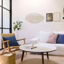 Jasmin Ellipse H�ngesk�rm - Uden Oph�ng - Hvid - �50 - Nielsen Light