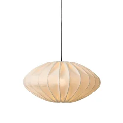 Jasmin Ellipse Pendel - Sort Oph�ng - Hvid - �50 - Nielsen Light