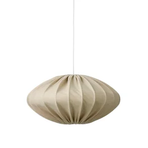 Jasmin Ellipse Pendel - Hvid Oph�ng - Lys Sand - �50 - Nielsen Light