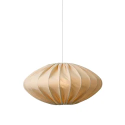 Jasmin Ellipse Pendel - Hvid Oph�ng - Lys Sand - �50 - Nielsen Light