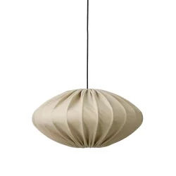 Jasmin Ellipse Pendel - Sort Oph�ng - Lys Sand - �50 - Nielsen Light