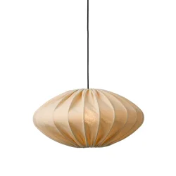 Jasmin Ellipse Pendel - Sort Oph�ng - Lys Sand - �50 - Nielsen Light